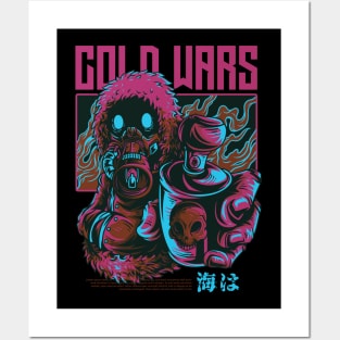 Cold wars alien monster design Posters and Art